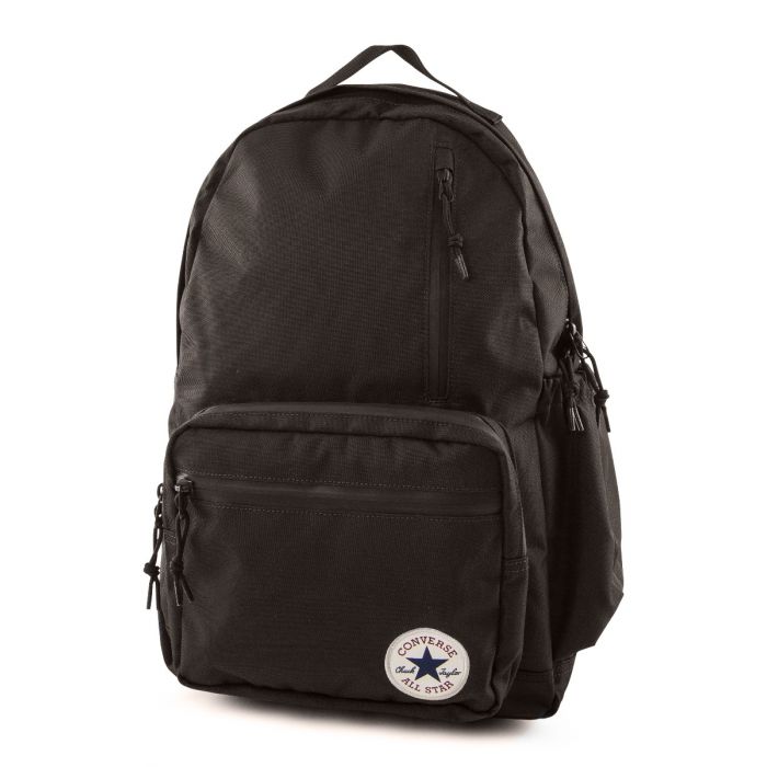 kaart kloon legering Rugtas schooltas rugzak Converse Basic zwart 46cm - 21L Lannoo