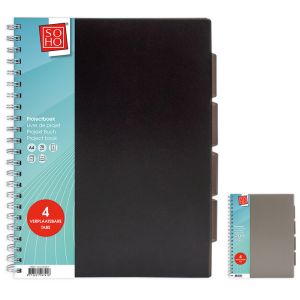 projectboek-a4-4-tabw-23r-120vl-black-grey-10894959