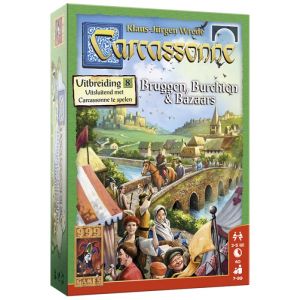 Carcassonne: Bruggen, Burchten en Bazaars Uitbreiding - Bordspel