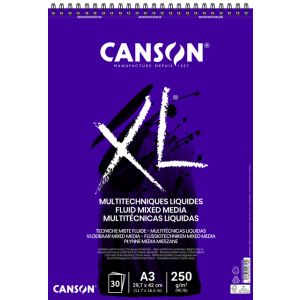tekenblok-canson-xl-fluid-mixed-media-a3-30v-250gr-1406746