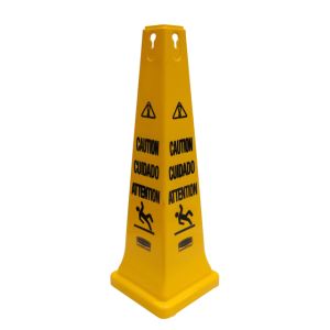 waarschuwingskegel-rubbermaid-vierzijdig-91cm-geel-1424370