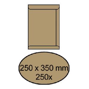 envelop-akte-250x350mm-zelfklevend-90gr-bruin;-doos-250-stuks-183023