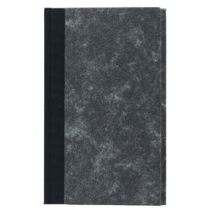 notitieboek-octavo-103x165mm-160blz-gelinieerd-zwart-gewolkt-40208