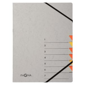 sorteermap-pagna-easy-7tab-a4-pp-grijs-oranje-502988