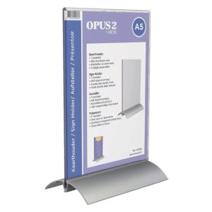 kaarthouder-opus-2-a5-t-standaard-acryl-aluminium-506440