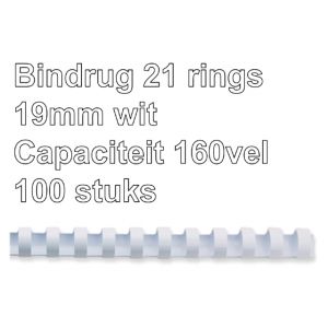 bindrug-fellowes-19mm-21rings-a4-wit-535780
