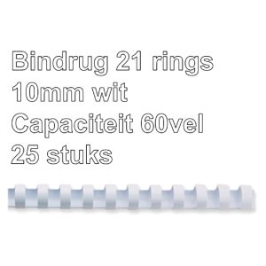 bindrug-fellowes-21-rings-10mm-wit;-doos-25st-capaciteit-60-vel-537770