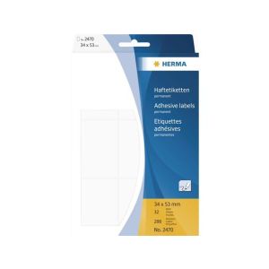 etiket-herma-2470-34x53mm-wit;-pakje-a-33-vel-816740