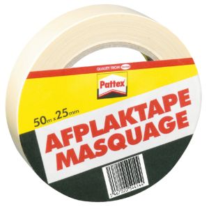tape-crepe-afplak-pattex;-rol-25mmx50mtr-870025