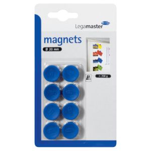 magneten-lega-20mm-blauw;-blister-8-stuks-921943