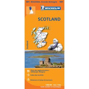 Michelin Wegenkaart 501 Schotland