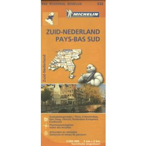 regionaal-kaart-532-zuid-nederland-pays-bas-sud-9782067183407