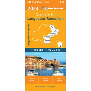 Michelin Wegenkaart 526 Languedoc-Roussillon 2024