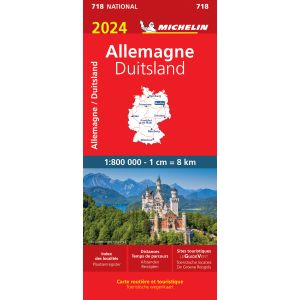 Michelin Wegenkaart 718 Duitsland 2024