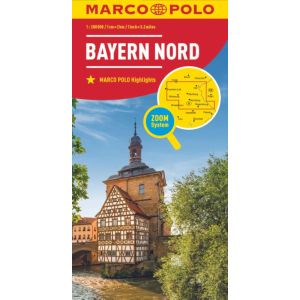Marco Polo Wegenkaart 12 Beieren Noord