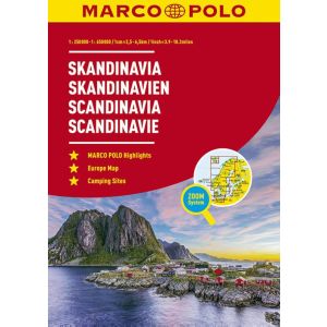 Marco Polo Wegenatlas Scandinavië