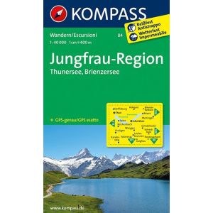 Kompass WK84 Jungfrau-Region, Thuner See, Brienzersee