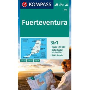 KOMPASS Wanderkarte Fuerteventura 1:50 000