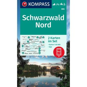 Kompass WK886 Schwarzwald Nord, Zwarte Woud Noord