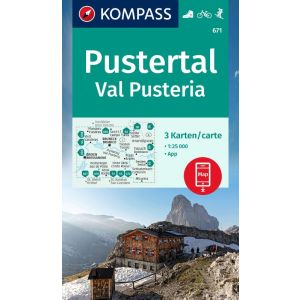 Kompass WK671 Pustertal, Val Pusteria