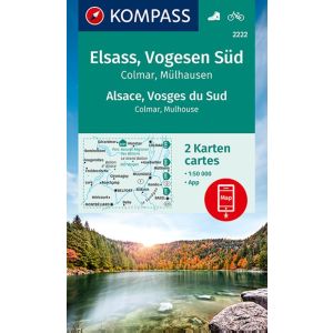 Kompass WK2222 Elsass, Vogesen Süd, Elzas, Vogezen Zuid