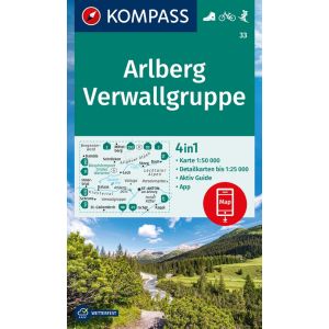 Kompass WK33 Arlberg, Verwallgruppe