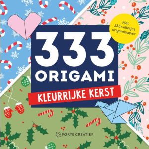 333 Origami Kleurrijke kerst