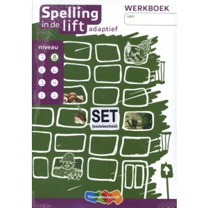 spelling-in-de-lift-adaptief-werkboekjes-niveau-8-set-van-5-9789006954678
