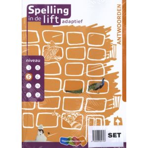 spelling-in-de-lift-adaptief-antwoorboekje-niveau-1-t-m-8-9789006954746