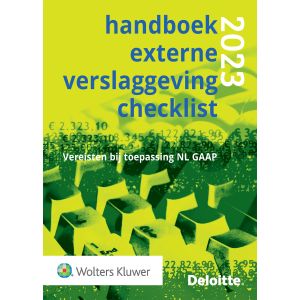 Handboek Externe Verslaggeving Checklist 2023