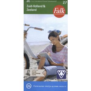 Falk VVV Fietskaart 27 Zuid Holland & Zeeland