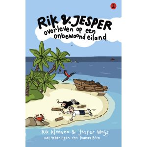 Rik en Jesper overleven op een onbewoond eiland