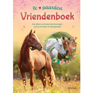 Ik hou van paarden vriendenboek