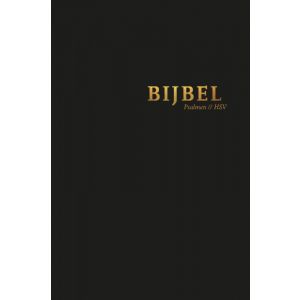 Bijbel (HSV) met psalmen - hardcover zwart