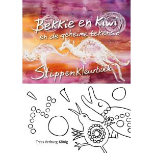Kleurboek Bekkie en Kiwi en de geheime tekens