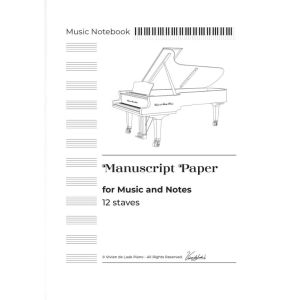 Piano Scales with Music Writing Notebook