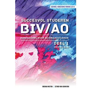 Succesvol Studeren voor BIV/AO Handleiding voor AO-vraagstukken