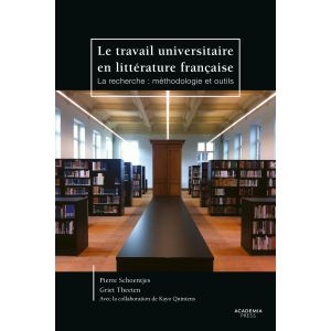 le-travail-universitaire-en-litterature-française-9789401498845