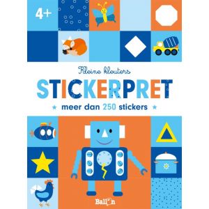 Kleine kleuters Stickerpret 4+