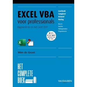 Excel VBA voor professionals, 3e editie