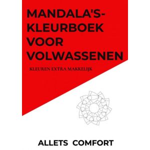 Mandala‘s-kleurboek voor volwassenen-Kleuren extra makkelijk-A5 Mini- Allets Comfort