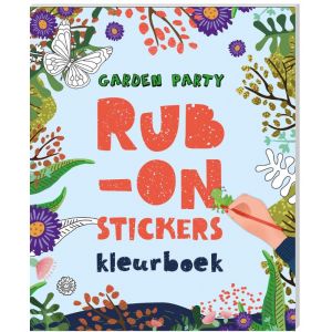 Rub-on-stickers Kleurboeken - Garden party