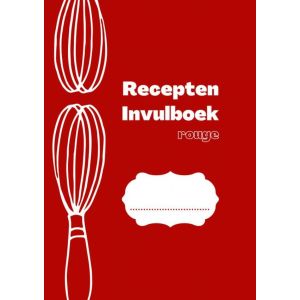 Recepten invulboek Rouge