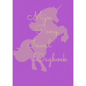 Mijn pony invul dagboek paars