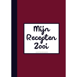 Grappig Cadeau voor Mannen, Vriend, Vrouwen, Vriendin - Recepten Invulboek / Receptenboek - "Mijn Recepten Zooi"