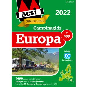 ACSI Campinggids Europa + app 2022