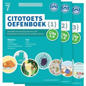 Citotoets Oefenboeken Set - Deel 1, 2 en 3 - groep 7