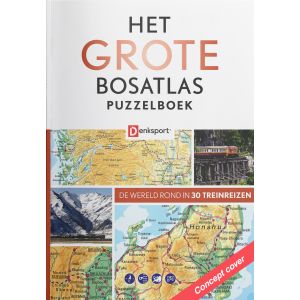 Denksport - Het Grote Bosatlas Puzzelboek - Treinreizen