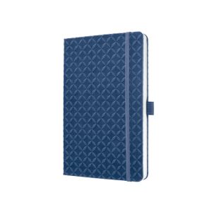 notitieboek-sigel-jolie-flair-a5-hardcover-gelinieerd-indigo-blauw-11226646