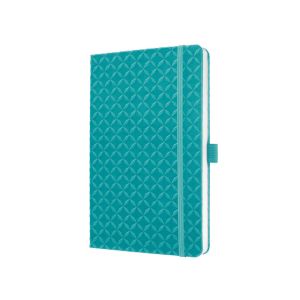 notitieboek-sigel-jolie-flair-a5-hardcover-gelinieerd-aqua-groen-11226634